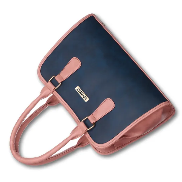 Keywest_Women's_Laurent_Tote_Handbag_for_Women_|_Hobo_Bag_for_Work_|_Ladies_Purse_|_Stylish_Shoulder_Bag_|_Gift_For_Women_|_Blue_||_Pink
