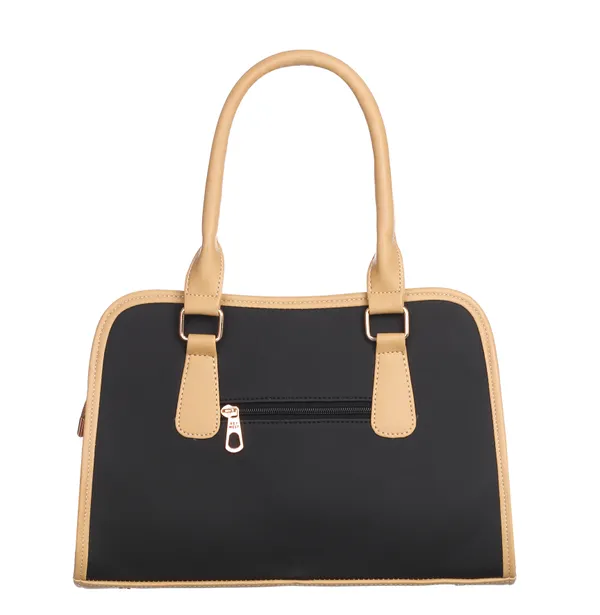 Keywest_Women's_Laurent_Tote_Handbag_for_Women_|_Hobo_Bag_for_Work_|_Ladies_Purse_|_Stylish_Shoulder_Bag_|_Gift_For_Women_|_Black_||_Beige