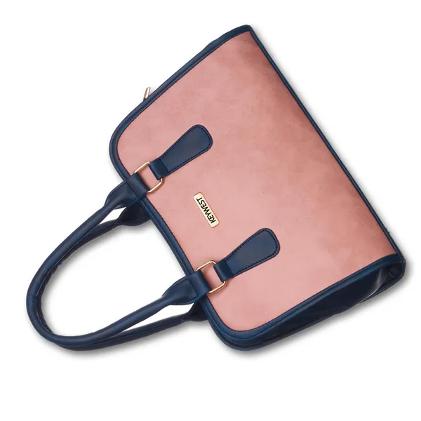 Keywest_Women's_Laurent_Tote_Handbag_for_Women_|_Hobo_Bag_for_Work_|_Ladies_Purse_|_Stylish_Shoulder_Bag_|_Gift_For_Women_|_Pink_||_Blue