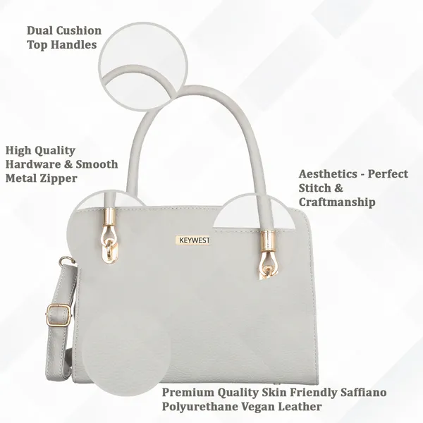 Keywest_Women's_Chanelle_Tote_Handbag_for_Women_|_Hobo_Bag_for_Work_|_Ladies_Purse_|_Stylish_Shoulder_Bag_|_Gift_For_Women_|_Grey