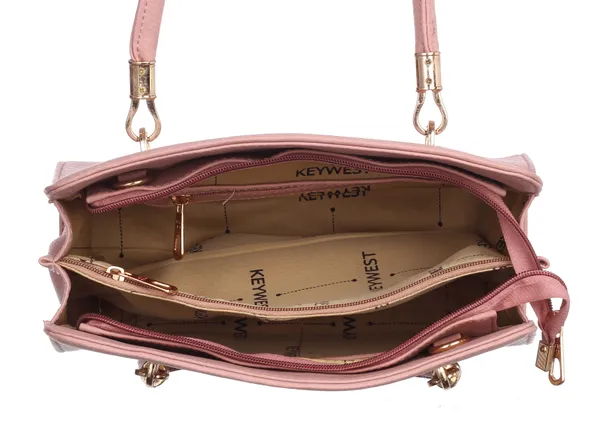 Keywest_Women's_Chanelle_Tote_Handbag_for_Women_|_Hobo_Bag_for_Work_|_Ladies_Purse_|_Stylish_Shoulder_Bag_|_Gift_For_Women_|_Pink