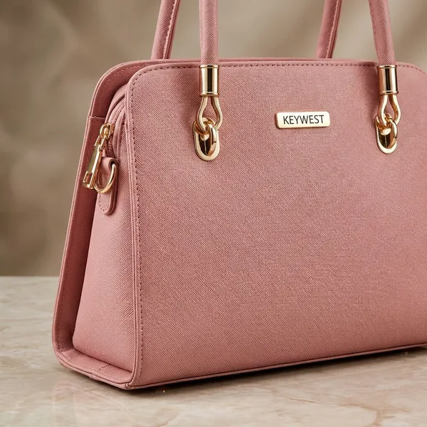 Keywest_Women's_Chanelle_Tote_Handbag_for_Women_|_Hobo_Bag_for_Work_|_Ladies_Purse_|_Stylish_Shoulder_Bag_|_Gift_For_Women_|_Pink