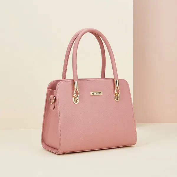 Keywest_Women's_Chanelle_Tote_Handbag_for_Women_|_Hobo_Bag_for_Work_|_Ladies_Purse_|_Stylish_Shoulder_Bag_|_Gift_For_Women_|_Pink