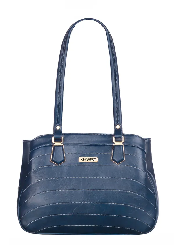 Keywest_Women's_Samantha_Tote_Handbag_for_Women_|_Hobo_Bag_for_Work_|_Ladies_Purse_|_Stylish_Shoulder_Bag_|_Gift_For_Women_|_Blue