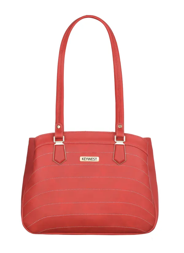 Keywest_Women's_Samantha_Tote_Handbag_for_Women_|_Hobo_Bag_for_Work_|_Ladies_Purse_|_Stylish_Shoulder_Bag_|_Gift_For_Women_|_Red