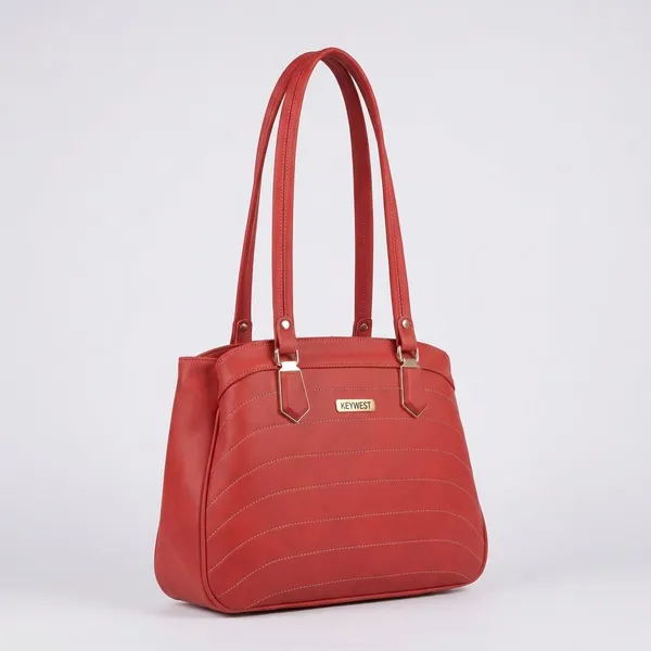 Keywest_Women's_Samantha_Tote_Handbag_for_Women_|_Hobo_Bag_for_Work_|_Ladies_Purse_|_Stylish_Shoulder_Bag_|_Gift_For_Women_|_Red