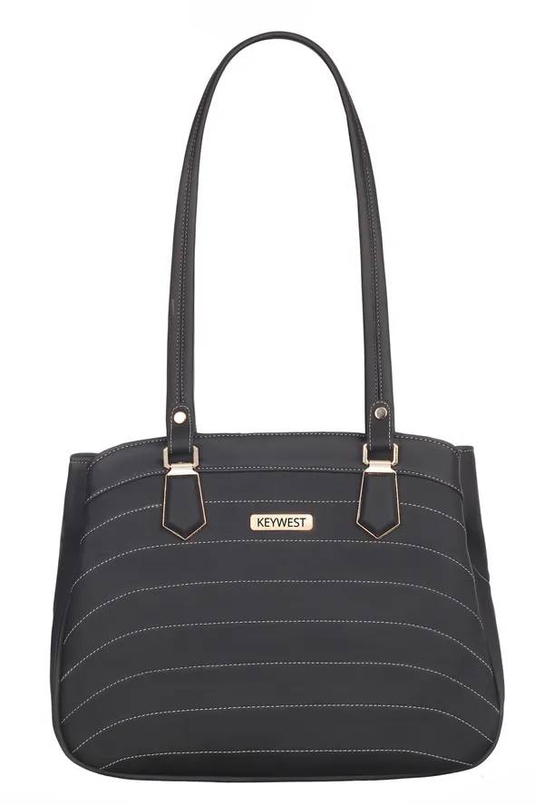 Keywest_Women's_Samantha_Tote_Handbag_for_Women_|_Hobo_Bag_for_Work_|_Ladies_Purse_|_Stylish_Shoulder_Bag_|_Gift_For_Women_|_Black