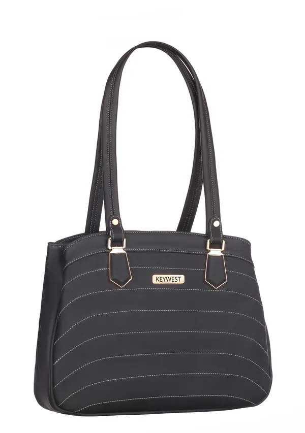 Keywest_Women's_Samantha_Tote_Handbag_for_Women_|_Hobo_Bag_for_Work_|_Ladies_Purse_|_Stylish_Shoulder_Bag_|_Gift_For_Women_|_Black