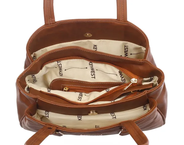 Keywest_Women's_Samantha_Tote_Handbag_for_Women_|_Hobo_Bag_for_Work_|_Ladies_Purse_|_Stylish_Shoulder_Bag_|_Gift_For_Women_|_Tan