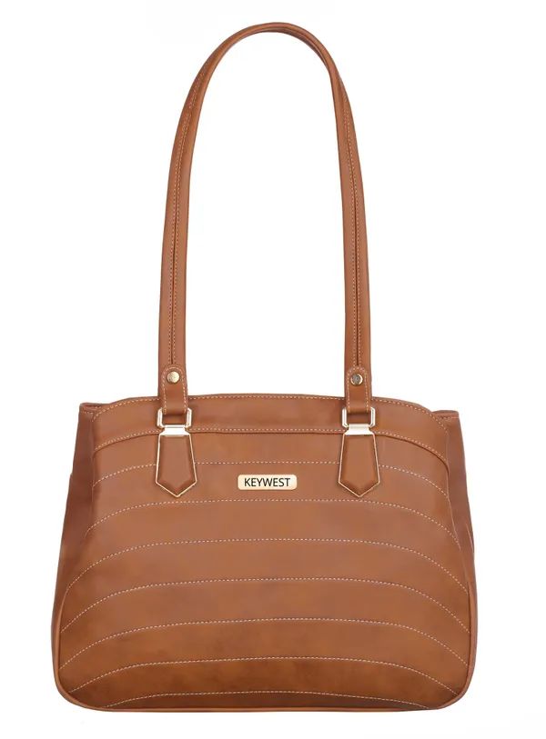 Keywest_Women's_Samantha_Tote_Handbag_for_Women_|_Hobo_Bag_for_Work_|_Ladies_Purse_|_Stylish_Shoulder_Bag_|_Gift_For_Women_|_Tan