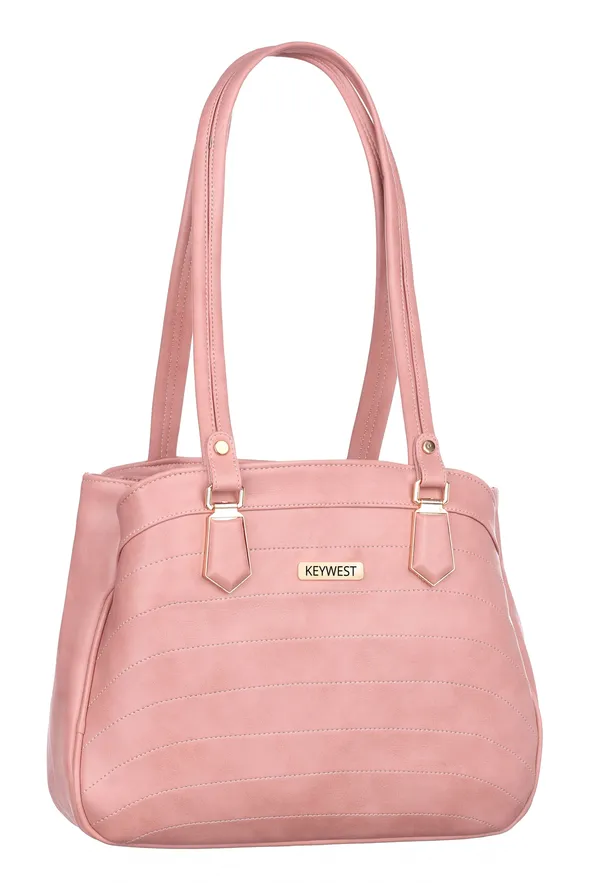 Keywest_Women's_Samantha_Tote_Handbag_for_Women_|_Hobo_Bag_for_Work_|_Ladies_Purse_|_Stylish_Shoulder_Bag_|_Gift_For_Women_|_Pink