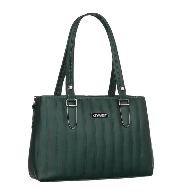 Keywest_Women's_Couture_Tote_Handbag_for_Women_|_Hobo_Bag_for_Work_|_Ladies_Purse_|_Stylish_Shoulder_Bag_|_Gift_For_Women_|_Green