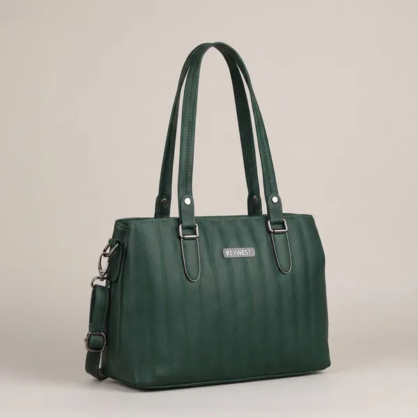 Keywest_Women's_Couture_Tote_Handbag_for_Women_|_Hobo_Bag_for_Work_|_Ladies_Purse_|_Stylish_Shoulder_Bag_|_Gift_For_Women_|_Green