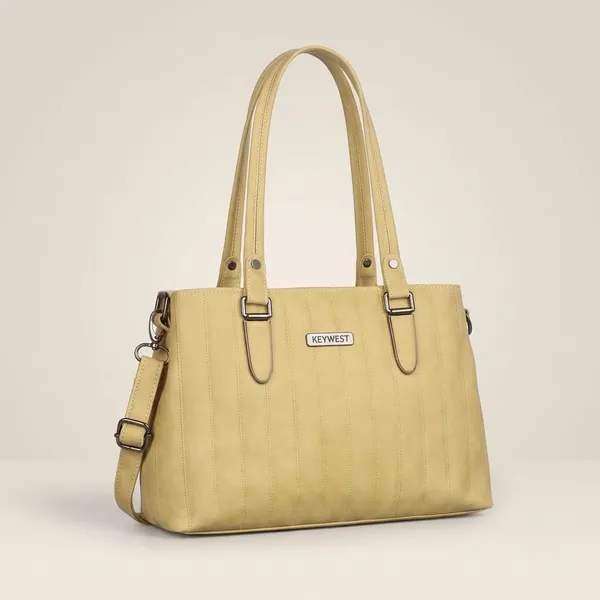 Keywest_Women's_Couture_Tote_Handbag_for_Women_|_Hobo_Bag_for_Work_|_Ladies_Purse_|_Stylish_Shoulder_Bag_|_Gift_For_Women_|_Beige
