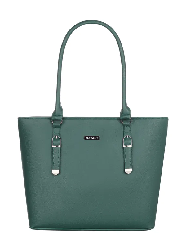 Keywest_Women's_Mandhana_Tote_Handbag_for_Women_|_Hobo_Bag_for_Work_|_Ladies_Purse_|_Stylish_Shoulder_Bag_|_Gift_For_Women_|_Green