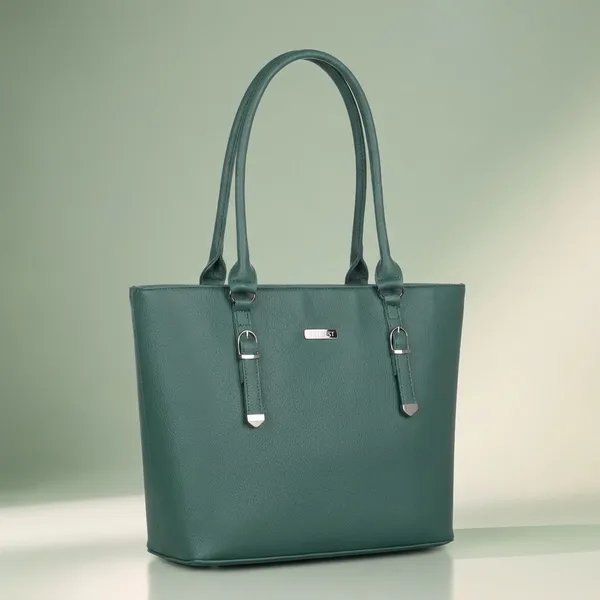 Keywest_Women's_Mandhana_Tote_Handbag_for_Women_|_Hobo_Bag_for_Work_|_Ladies_Purse_|_Stylish_Shoulder_Bag_|_Gift_For_Women_|_Green