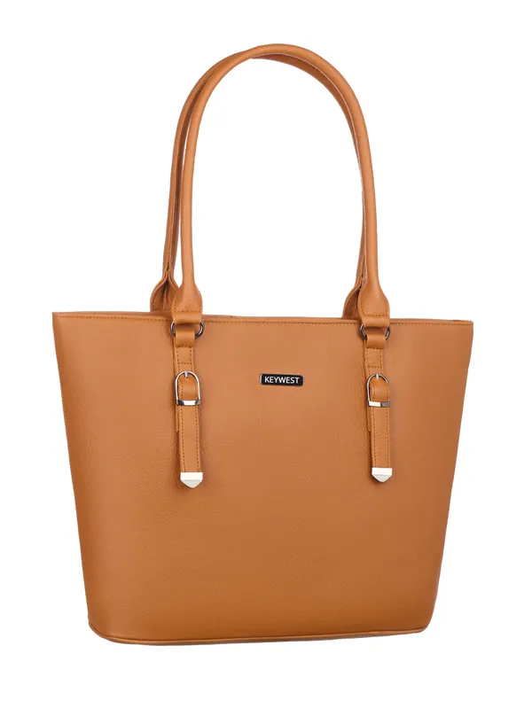 Keywest_Women's_Mandhana_Tote_Handbag_for_Women_|_Hobo_Bag_for_Work_|_Ladies_Purse_|_Stylish_Shoulder_Bag_|_Gift_For_Women_|_Tan