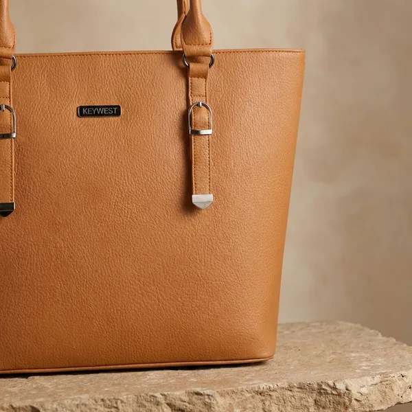 Keywest_Women's_Mandhana_Tote_Handbag_for_Women_|_Hobo_Bag_for_Work_|_Ladies_Purse_|_Stylish_Shoulder_Bag_|_Gift_For_Women_|_Tan