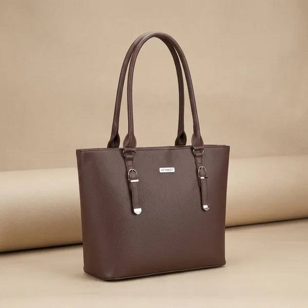 Keywest_Women's_Mandhana_Tote_Handbag_for_Women_|_Hobo_Bag_for_Work_|_Ladies_Purse_|_Stylish_Shoulder_Bag_|_Gift_For_Women_|_Brown
