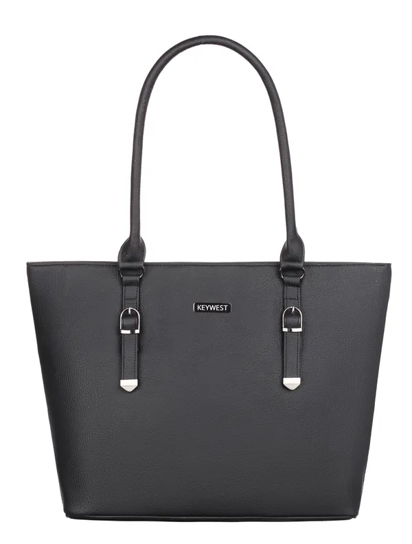 Keywest_Women's_Mandhana_Tote_Handbag_for_Women_|_Hobo_Bag_for_Work_|_Ladies_Purse_|_Stylish_Shoulder_Bag_|_Gift_For_Women_|_Black