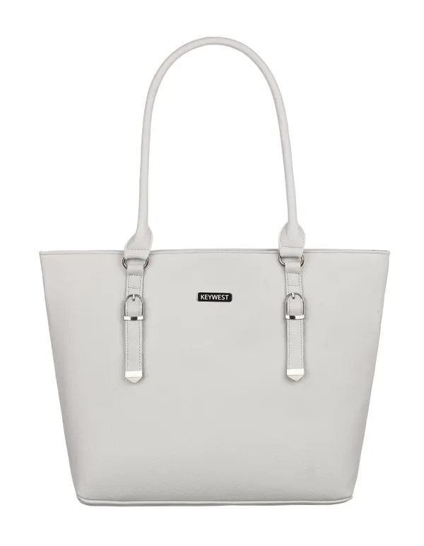 Keywest_Women's_Mandhana_Tote_Handbag_for_Women_|_Hobo_Bag_for_Work_|_Ladies_Purse_|_Stylish_Shoulder_Bag_|_Gift_For_Women_|_Grey