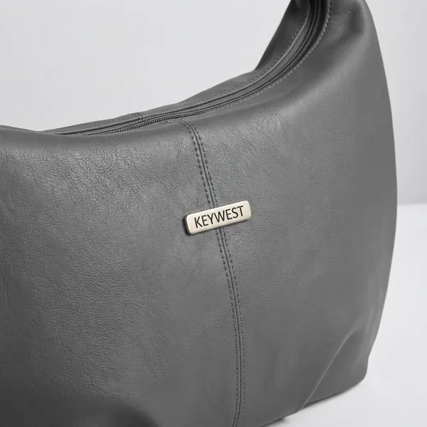 Keywest_Women's_Vegan_Leather_Oval_Tote_Handbag_for_Women_|_Hobo_Bag_for_Work_|_Ladies_Purse_|_Stylish_Shoulder_Bag_|_Gift_For_Women_|_Grey