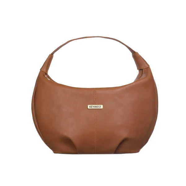 Keywest_Women's_Vegan_Leather_Oval_Tote_Handbag_for_Women_|_Hobo_Bag_for_Work_|_Ladies_Purse_|_Stylish_Shoulder_Bag_|_Gift_For_Women_|_Tan