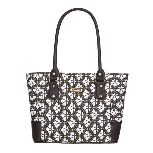 Keywest_Women's_Jute_Print_Office_Bag_|_Stylish_Bags_for_Office_Use_|_Laptop_Bag_15.6_inch_|_Stylish_Tote_for_Office_Use_|_Purse_for_Women_|_Vegan_Leather_Handbag_|_Daily_&_Travel_Use_|_Bidri_Kaiser