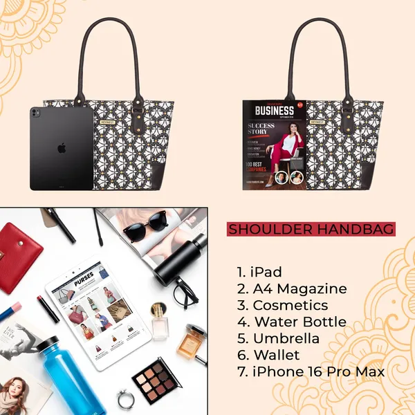 Keywest_Women's_Jute_Print_Office_Bag_|_Stylish_Bags_for_Office_Use_|_Laptop_Bag_15.6_inch_|_Stylish_Tote_for_Office_Use_|_Purse_for_Women_|_Vegan_Leather_Handbag_|_Daily_&_Travel_Use_|_Bidri_Kaiser