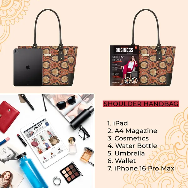 Keywest_Women's_Jute_Print_Office_Bag_|_Stylish_Bags_for_Office_Use_|_Laptop_Bag_15.6_inch_|_Stylish_Tote_for_Office_Use_|_Purse_for_Women_|_Vegan_Leather_Handbag_|_Daily_&_Travel_Use_|_Jodhpur_Damask
