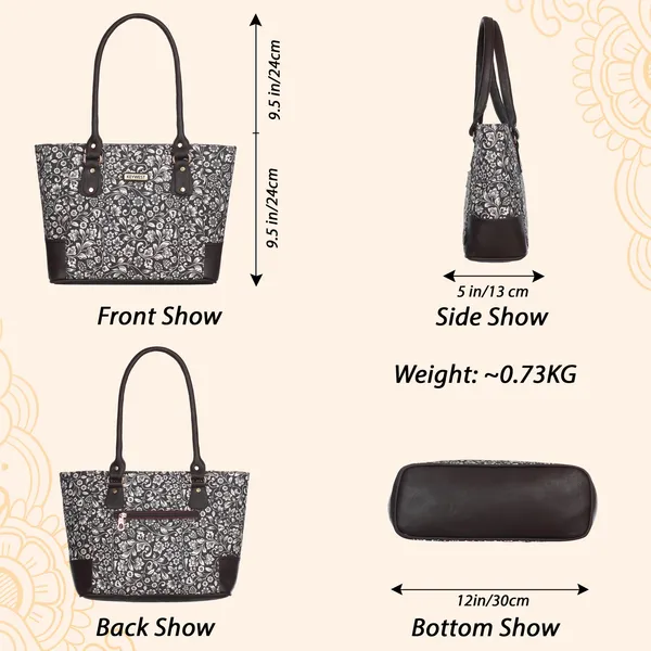 Keywest_Women's_Jute_Print_Office_Bag_|_Stylish_Bags_for_Office_Use_|_Laptop_Bag_15.6_inch_|_Stylish_Tote_for_Office_Use_|_Purse_for_Women_|_Vegan_Leather_Handbag_|_Daily_&_Travel_Use_|_Flomotif