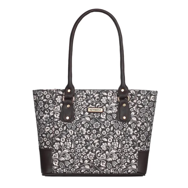 Keywest_Women's_Jute_Print_Office_Bag_|_Stylish_Bags_for_Office_Use_|_Laptop_Bag_15.6_inch_|_Stylish_Tote_for_Office_Use_|_Purse_for_Women_|_Vegan_Leather_Handbag_|_Daily_&_Travel_Use_|_Flomotif