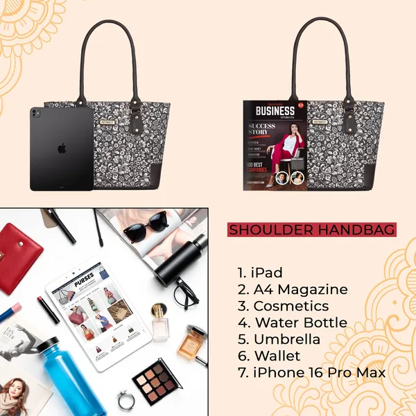 Keywest_Women's_Jute_Print_Office_Bag_|_Stylish_Bags_for_Office_Use_|_Laptop_Bag_15.6_inch_|_Stylish_Tote_for_Office_Use_|_Purse_for_Women_|_Vegan_Leather_Handbag_|_Daily_&_Travel_Use_|_Flomotif