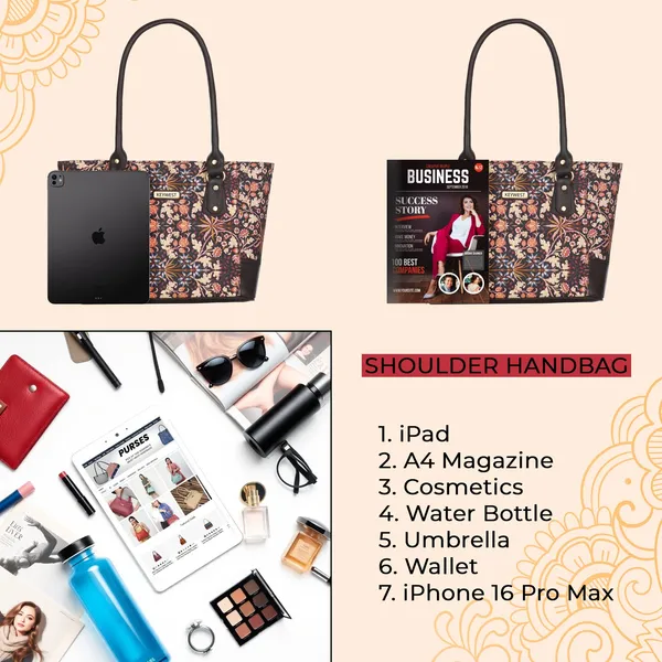 Keywest_Women's_Jute_Print_Office_Bag_|_Stylish_Bags_for_Office_Use_|_Laptop_Bag_15.6_inch_|_Stylish_Tote_for_Office_Use_|_Purse_for_Women_|_Vegan_Leather_Handbag_|_Daily_&_Travel_Use_|_Kashmir_Blooms