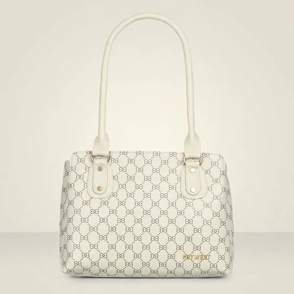 Keywest_Women's_Penguin_Luxe_Tote_Handbag_for_Women_|_Office_Bag_for_Work_|_Ladies_Purse_|_Stylish_Shoulder_Bag_|_Gift_For_Women_|_Cream