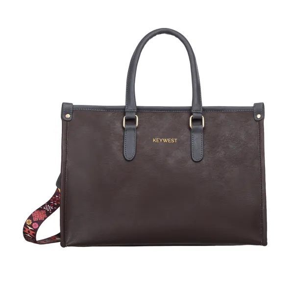 Keywest_Women's_Voyage_Luxe_Tote_Handbag_for_Women_|_Hobo_Bag_for_Work_|_Ladies_Purse_|_Stylish_Shoulder_Bag_|_Gift_For_Women_|_Brown