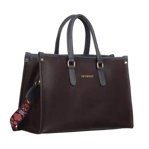 Keywest_Women's_Voyage_Luxe_Tote_Handbag_for_Women_|_Hobo_Bag_for_Work_|_Ladies_Purse_|_Stylish_Shoulder_Bag_|_Gift_For_Women_|_Brown