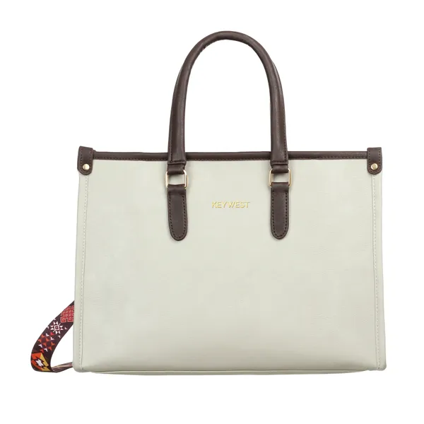 Keywest_Women's_Voyage_Luxe_Tote_Handbag_for_Women_|_Hobo_Bag_for_Work_|_Ladies_Purse_|_Stylish_Shoulder_Bag_|_Gift_For_Women_|_Light_Grey