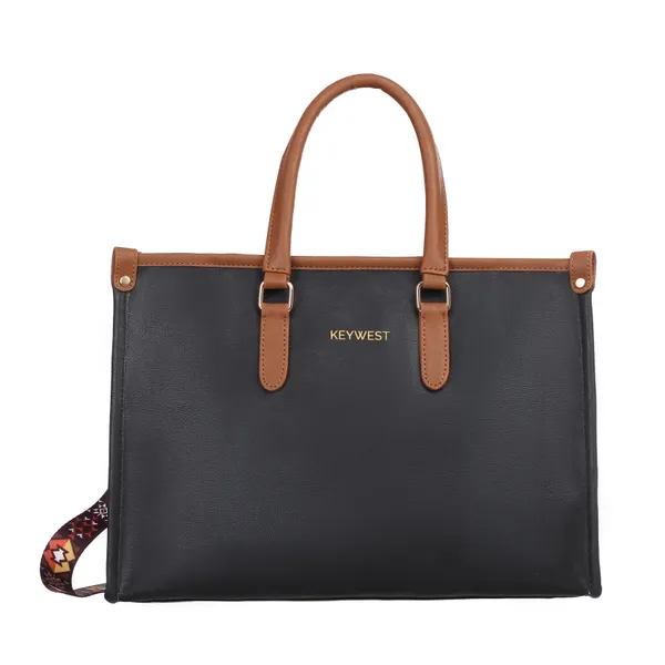 Keywest_Women's_Voyage_Luxe_Tote_Handbag_for_Women_|_Hobo_Bag_for_Work_|_Ladies_Purse_|_Stylish_Shoulder_Bag_|_Gift_For_Women_|_Black