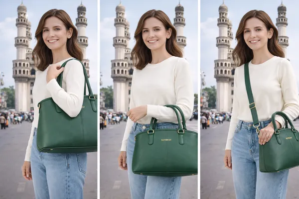 Keywest_Women's_Legacy_Luxe_Tote_Handbag_for_Women_|_Hobo_Bag_for_Work_|_Ladies_Purse_|_Stylish_Shoulder_Bag_|_Gift_For_Women_|_Green