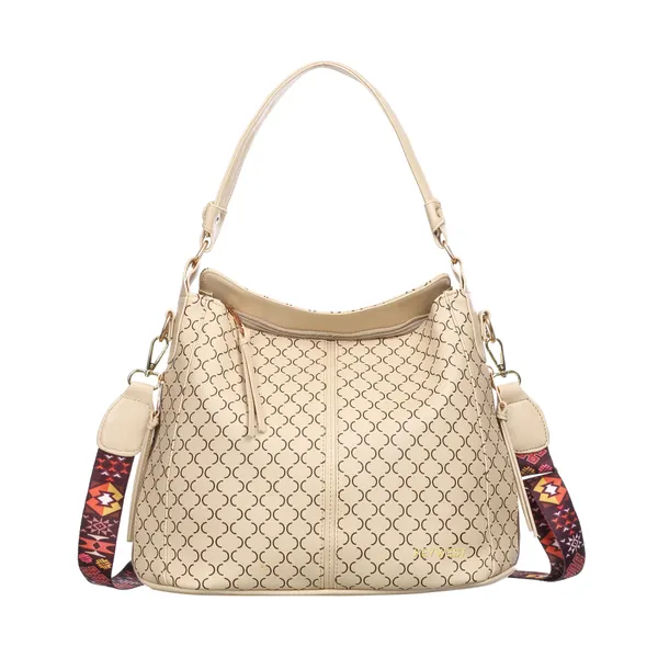 Keywest_Women's_Classic_Luxe_Tote_Handbag_for_Women_|_Hobo_Bag_for_Work_|_Ladies_Purse_|_Stylish_Shoulder_Bag_|_Gift_For_Women_|_Beige