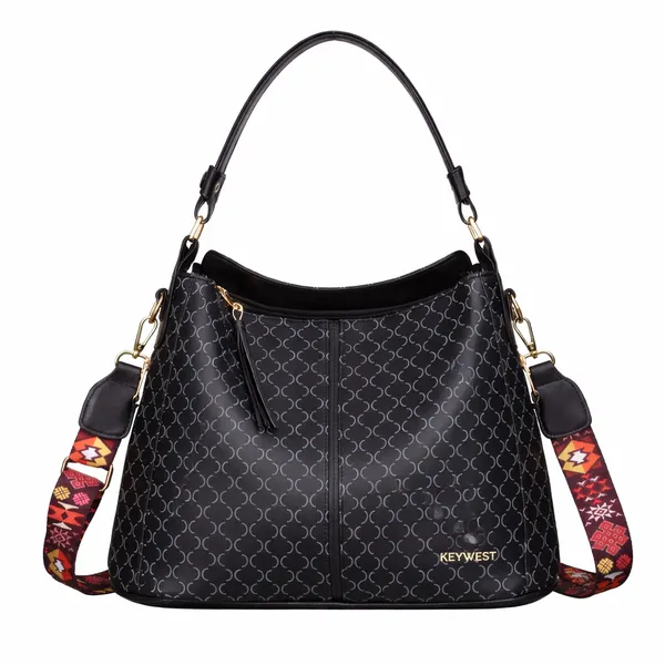 Keywest_Women's_Classic_Luxe_Tote_Handbag_for_Women_|_Hobo_Bag_for_Work_|_Ladies_Purse_|_Stylish_Shoulder_Bag_|_Gift_For_Women_|_Black