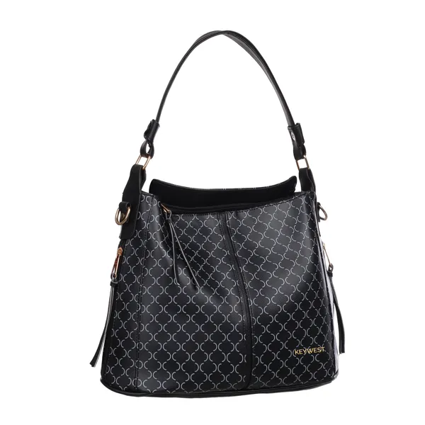 Keywest_Women's_Classic_Luxe_Tote_Handbag_for_Women_|_Hobo_Bag_for_Work_|_Ladies_Purse_|_Stylish_Shoulder_Bag_|_Gift_For_Women_|_Black