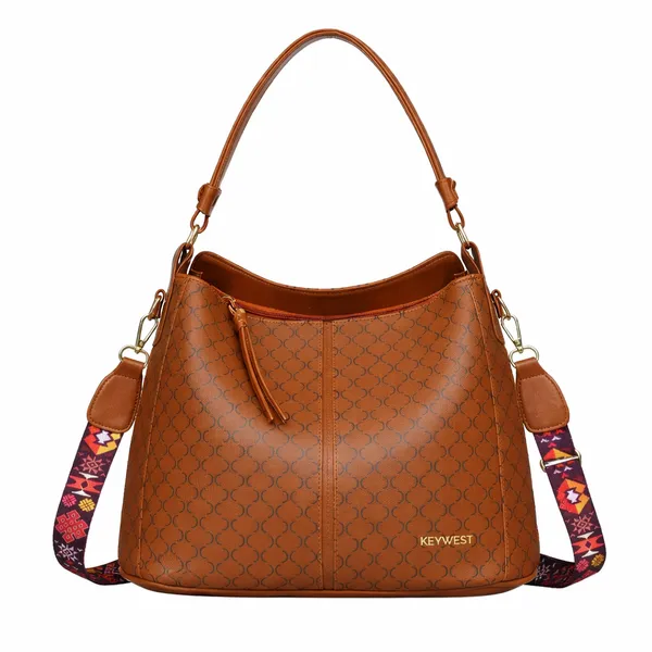 Keywest_Women's_Classic_Luxe_Tote_Handbag_for_Women_|_Hobo_Bag_for_Work_|_Ladies_Purse_|_Stylish_Shoulder_Bag_|_Gift_For_Women_|_Tan