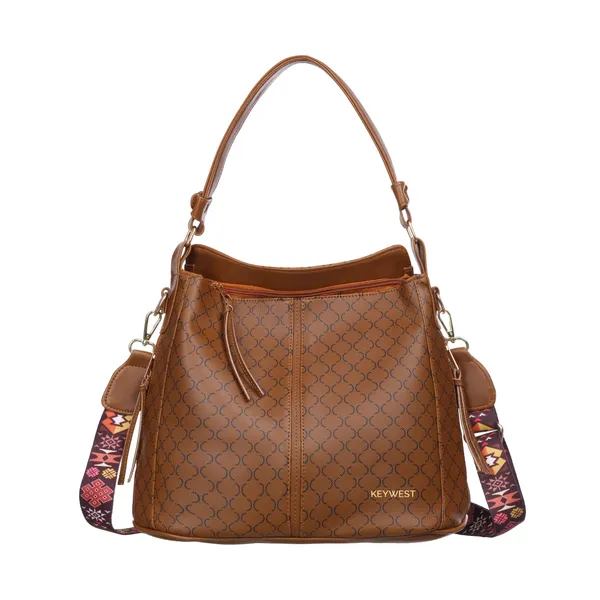 Keywest_Women's_Classic_Luxe_Tote_Handbag_for_Women_|_Hobo_Bag_for_Work_|_Ladies_Purse_|_Stylish_Shoulder_Bag_|_Gift_For_Women_|_Tan