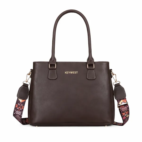 Keywest_Women's_Astrid_Luxe_Tote_Handbag_for_Women_|_Hobo_Bag_for_Work_|_Ladies_Purse_|_Stylish_Shoulder_Bag_|_Gift_For_Women_|_Brown