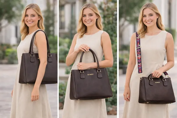 Keywest_Women's_Astrid_Luxe_Tote_Handbag_for_Women_|_Hobo_Bag_for_Work_|_Ladies_Purse_|_Stylish_Shoulder_Bag_|_Gift_For_Women_|_Brown