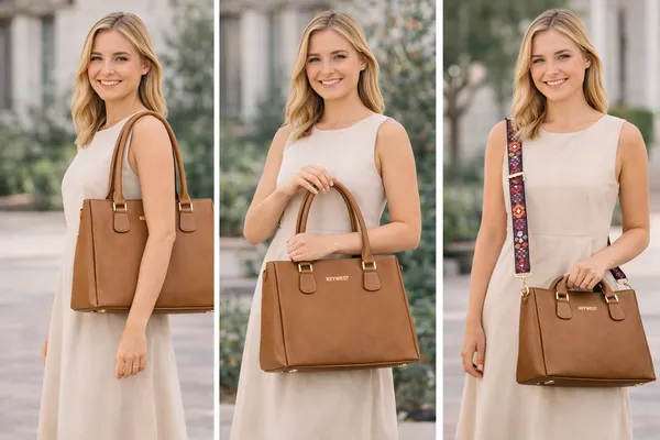 Keywest_Women's_Astrid_Luxe_Tote_Handbag_for_Women_|_Hobo_Bag_for_Work_|_Ladies_Purse_|_Stylish_Shoulder_Bag_|_Gift_For_Women_|_Tan