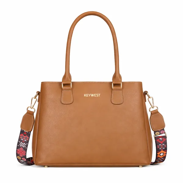 Keywest_Women's_Astrid_Luxe_Tote_Handbag_for_Women_|_Hobo_Bag_for_Work_|_Ladies_Purse_|_Stylish_Shoulder_Bag_|_Gift_For_Women_|_Tan
