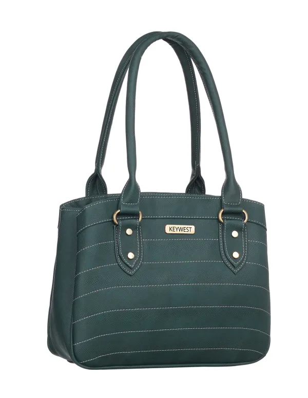 Keywest_Women's_Laura_Tote_Handbag_for_Women_|_Hobo_Bag_for_Work_|_Ladies_Purse_|_Stylish_Shoulder_Bag_|_Gift_For_Women_|_Green